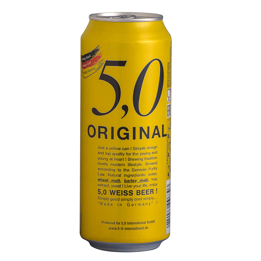 CERVEZA 5,0 WEISS LATA 500ML