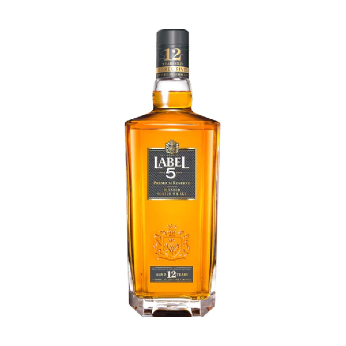 WHISKY LABEL 5 12 AÑOS