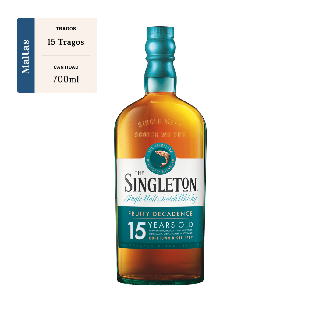 WHISKY THE SINGLETON 15 AÑOS
