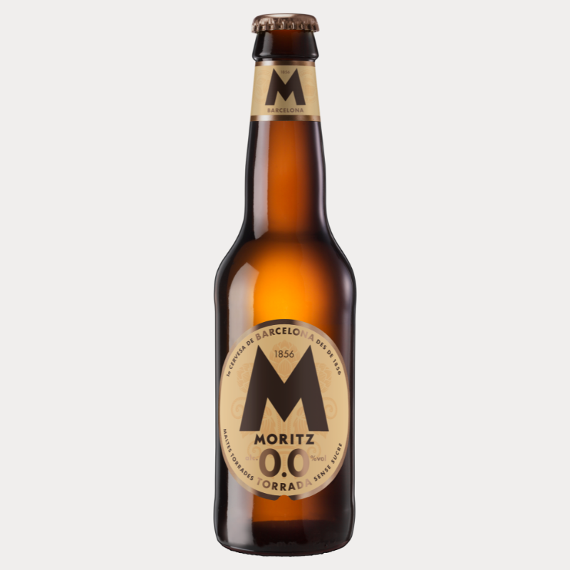 CERVEZA MORITZ 0,0 TOSTADA