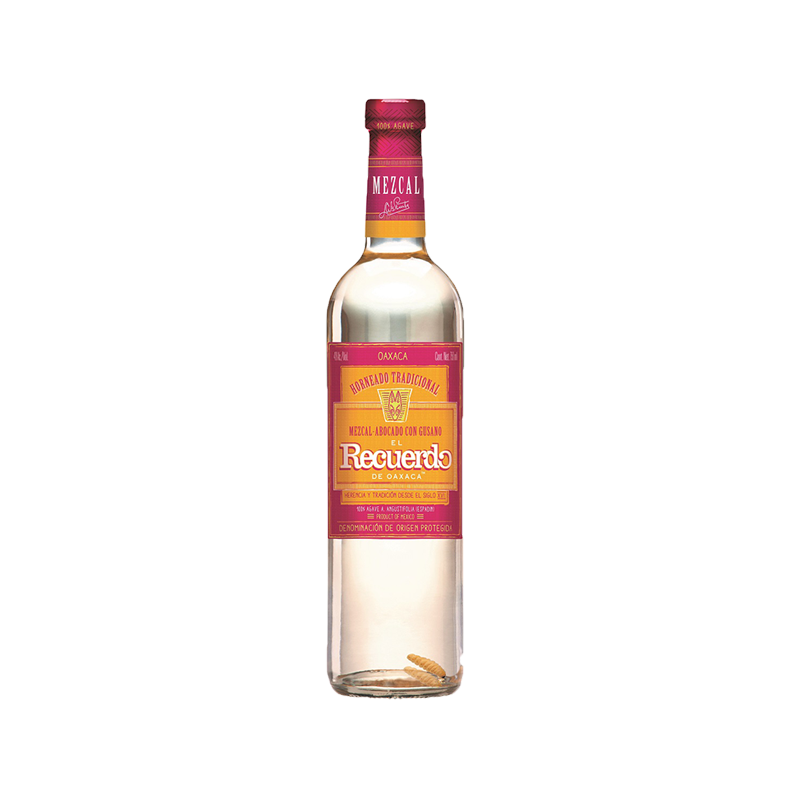 MEZCAL EL RECUERDO ABOCADO CON GUSANO