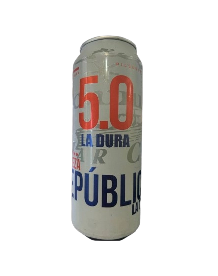 CERVEZA REPUBLICA LA TUYA , LATA, 5.0