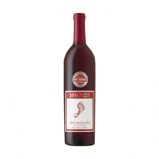 VINO BAREFOOT RED MOSCATO