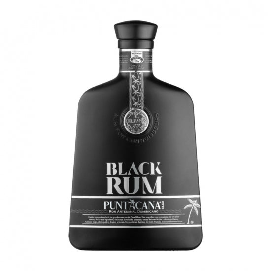 RON PUNTACUNA BLACK 70CL + 2 VASO