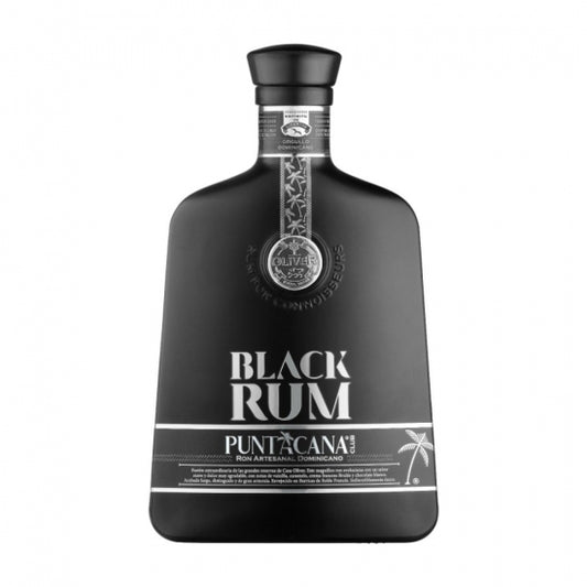 RON PUNTACUNA BLACK 70CL + 2 VASO