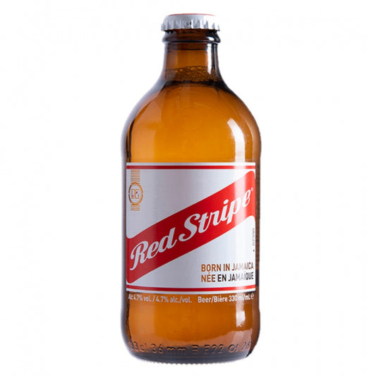 CERVEZA RED STRIPE