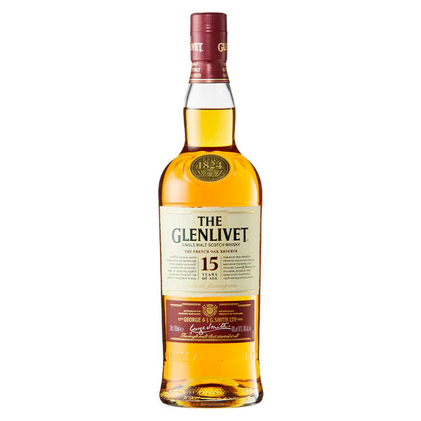 WHISKY THE GLENLIVET 15 AÑOS