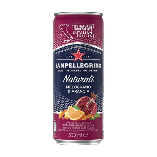 AGUA SANPELLEGRINO MELOGRANO Y ARANCIA LATA