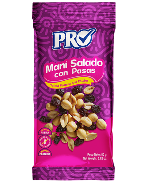 PRO MANI  SALADO CON PASAS