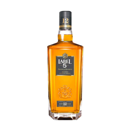 WHISKY LABEL 5 12 AÑOS