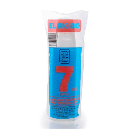 VASO PLASTICO NO. 7 caja