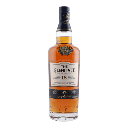 WHISKY THE GLENLIVET 18 AÑOS