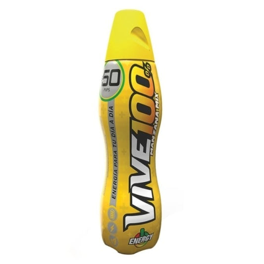 ENERGIZANTES VIVE 100% MANZANA MIX