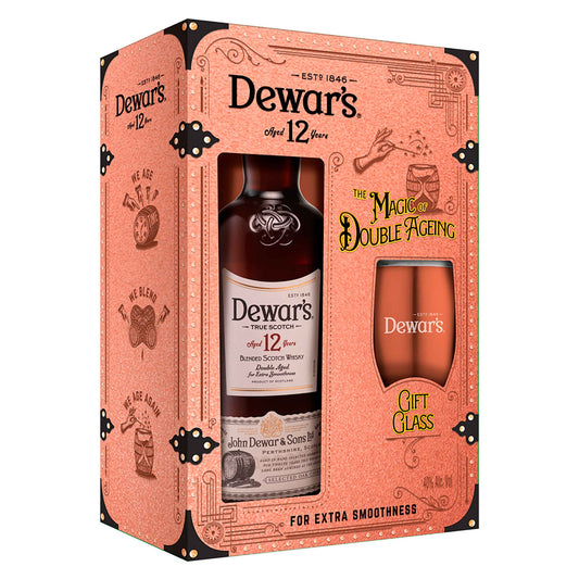 WHISKY DEWAR 12A + VASO