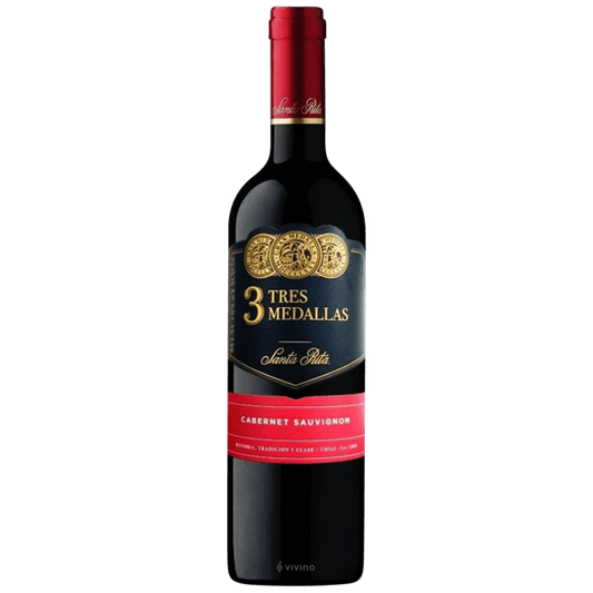 VINO SANTA RITA 3 MEDALLAS CAB. SAUV.