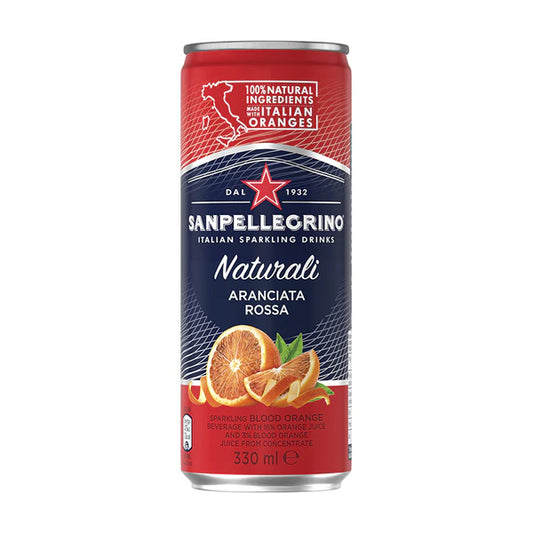 AGUA SANPELLEGRINO ARANCIATA ROSSA LATA