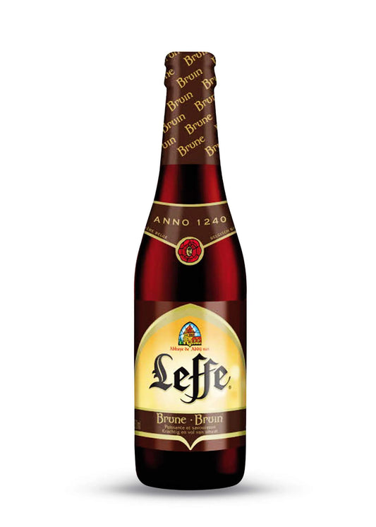 CERVEZA ALEMANA LEFFE BRUNE