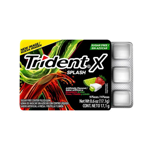 TRIDENT SPLASH FRESA LIMON