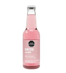HATSU SODA FRAMBUESA Y ROSAS.
