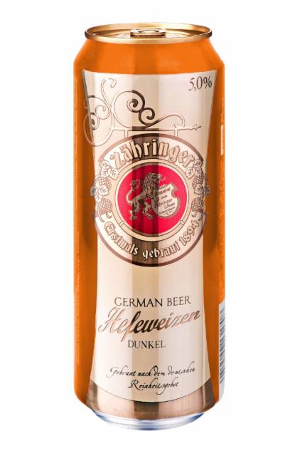CERVEZA ZAHRINGER HEFEWEIZEN DUNKEL